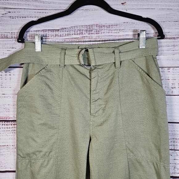 J Brand Athena green belted utility pants - Picture 6 of 16